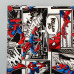 Бумага упаковочная глянцевая двусторонняя, Человек-паук, 60x90 см