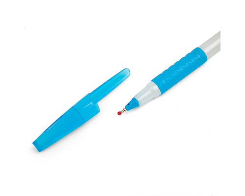 Ручка шариковая Ecogrip Neo, 0.7 мм, резиновый упор, синяя, корпус Микс