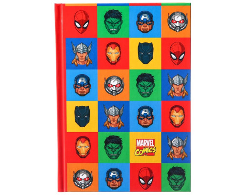 Ежедневник А5, 80 листов "Marvel", Мстители. Comics