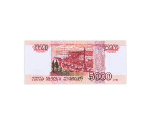 Пачка купюр 5000 рублей