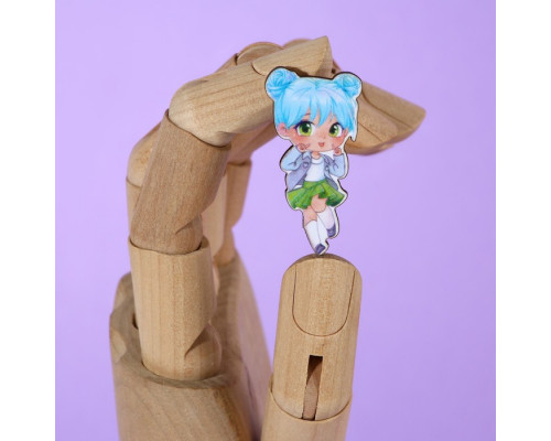Значок деревянный «Милашка», аниме