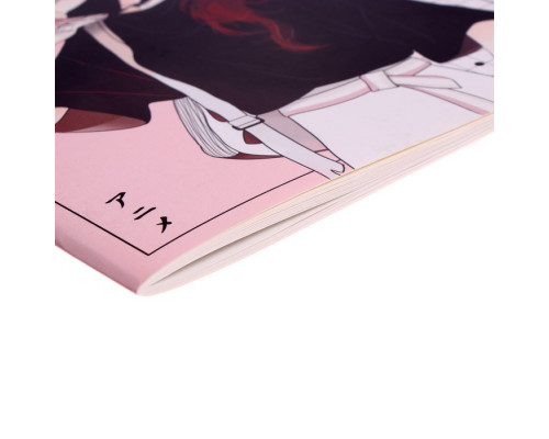 Дневник универсальный для 1-11 классов, "Аниме девочка", мягкая обложка, 40 листов
