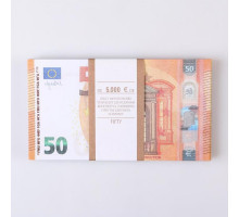 Пачка купюр "50 евро"