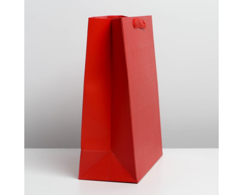 Пакет ламинированный «Красный», S 12 × 15 × 5,5 см