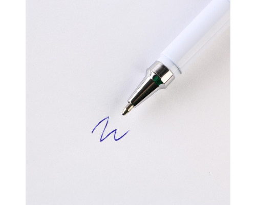 Ручка в открытке «Лучшему учителю в мире», шариковая, синяя паста, 1,0 мм