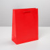Пакет ламинированный «Красный», MS 18 х 23 х 8 см
