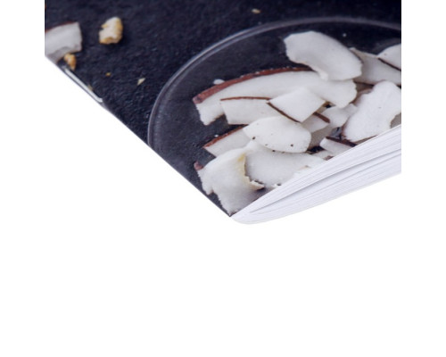 Книга для записи кулинарных рецептов А5, 48 листов "Правильное Питание", обложка мелованный картон, тиснение фольгой, ламинация Soft Touch