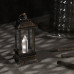 Светодиодная фигура «Бронзовый фонарь со свечкой» 5.5 × 13 × 5.5 см, пластик, батарейки AG13х3, свечение тёплое белое