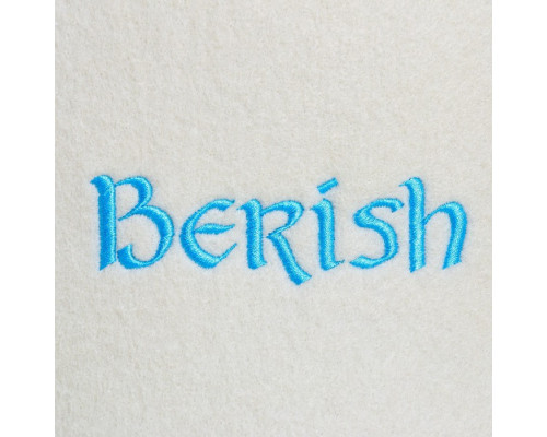 Шапка для бани с вышивкой "Berish"