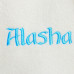 Шапка для бани с вышивкой "Alasha"