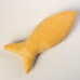 Лежанка с рыбкой, 45х35х11 см, жёлтый