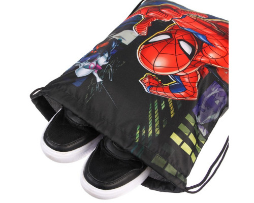 Мешок для обуви 35х42 см, Человек-паук