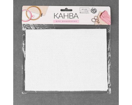 Канва для вышивания №11, 30 × 40 см, цвет белый