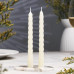 Набор свечей витых, 1,5х15 см, 2 штуки, аромат жасмин