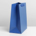 Пакет ламинированный «Синий», MS 18 × 23 × 10 см