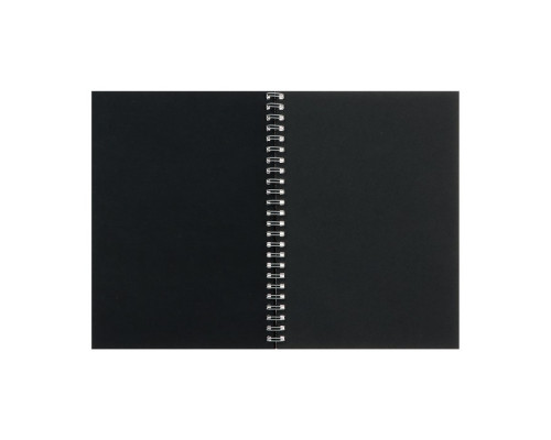Скетчбук А5 60 листов, на гребне, "Аниме", обложка мелованный картон, блок мокрый асфальт 80 г/м2