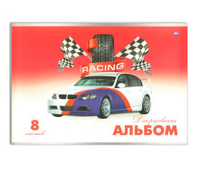 Альбом для рисования "Racing", 8 листов, А4