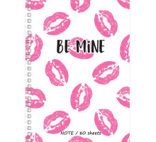 Записная книжка "BG", 80л, А6, клетка, ламинация, твёрдая обложка, на гребне, серия "Будь моим"