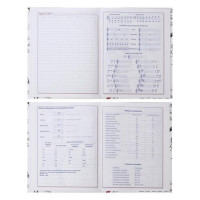 Дневник для музыкальной школы, «Рисунки чернилами», твёрдая обложка, 48 листов, Hatber