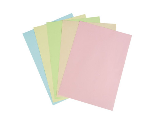 Бумага цветная А4, 100 листов Calligrata Mix, 10 цветов, тонированная в массе, 80 г/м²