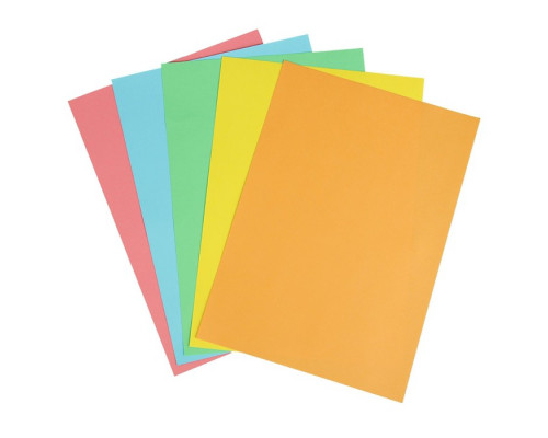 Бумага цветная А4, 100 листов Calligrata Mix, 10 цветов, тонированная в массе, 80 г/м²