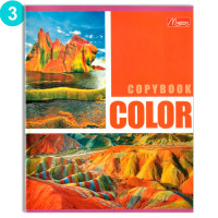 Тетрадь общая, 36 листов, Collage in Color, клетка