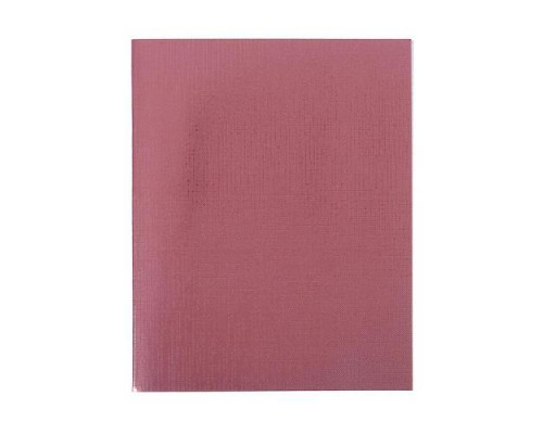 Тетрадь 48 листов в клетку METALLIC "Розовая", обложка бумвинил, блок офсет
