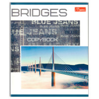 Тетрадь общая, 48 листов, Bridges & Jeans, линия