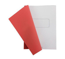 Тетрадь "Hatber", 80 листов, А4, клетка, полимерная обложка, на скобе, красная