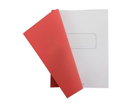 Тетрадь "Hatber", 80 листов, А4, клетка, полимерная обложка, на скобе, красная