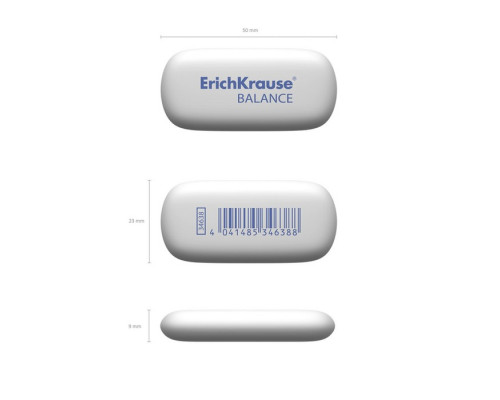 Ластик ErichKrause, BALANCE Mini, 40 х 22 х 12 мм, мягкий, гипоаллергенный