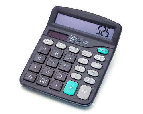 Калькулятор настольный "Kenko", KК - 837B, 12-разрядный, чёрный