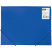 Папка на резинках OfficeSpace, A4 пластиковая, синяя