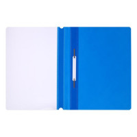 Папка-скоросшиватель Calligrata, А4, 120 мкм, синяя, прозрачный верх