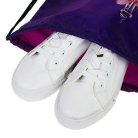 Мешок для обуви 420 х 340 мм, Calligrata «Париж», фиолетовый