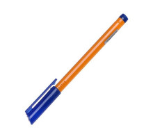 Ручка шариковая 1,0 мм, стержень синий, корпус жёлтый треугольный, колпачок синий