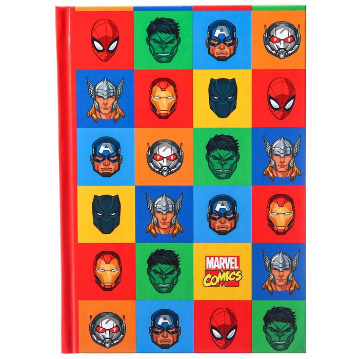 Ежедневник А5, 80 листов Marvel, Мстители. Comics