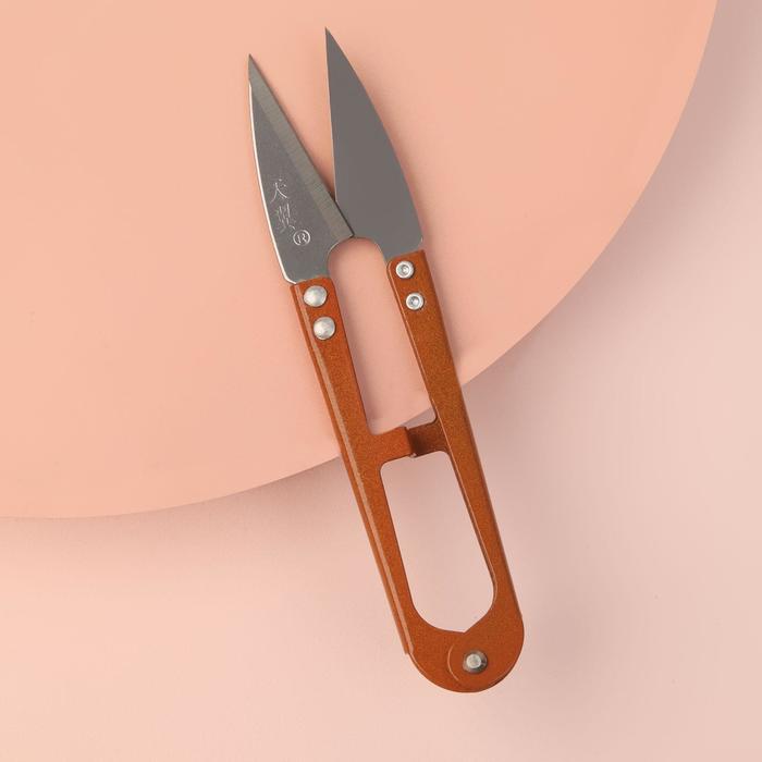 Ножницы для обрезки ниток, 12,5 см, цвет МИКС