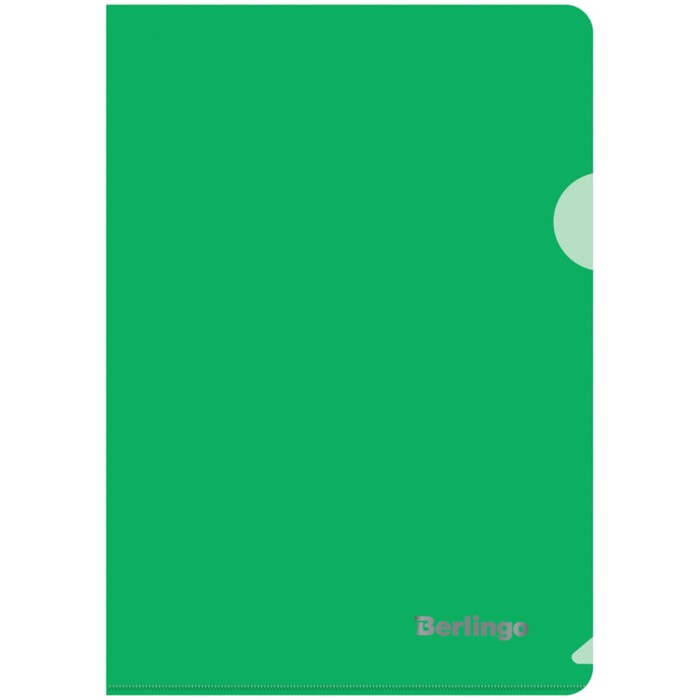 Папка-уголок пластиковая Berlingo, А5, 180мкм, цвет Микс