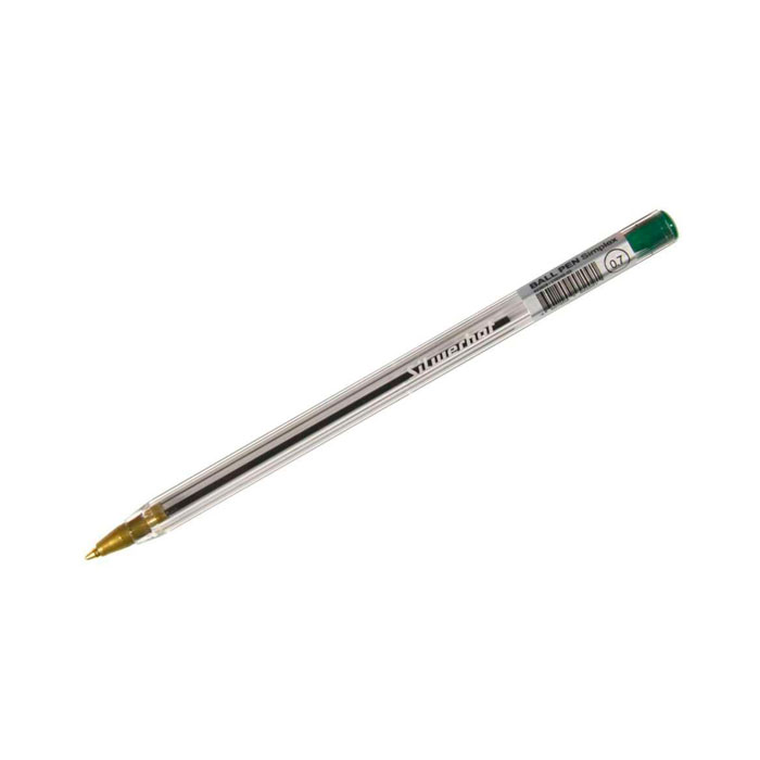 Ручка шариковая SILWERHOF Simplex 0,7 мм, зеленая